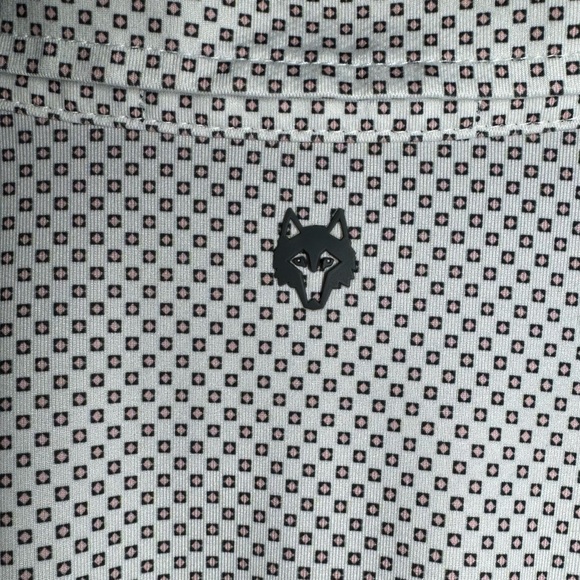 Greyson Golf Polo Geometric & Tiny Wolf Print size X-Large *Club Embroidered* - Picture 4 of 9